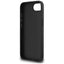 Guess Fixed Glitter Big 4G - Dėklas iPhone 16e (juodas)