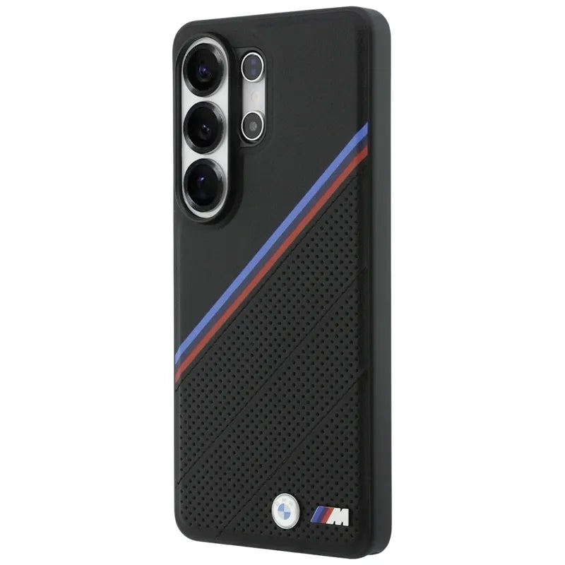 BMW Tricolor Metal Logo MagSafe – Samsung Galaxy S26 Ultra dėklas (juodas)