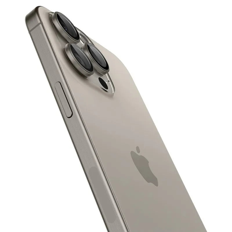 Spigen Optik Pro GLAS.TR EZ Fit kameros apsauga 2 vnt. pakuotė - objektyvo apsauginis stiklas, skirtas iPhone 17 Pro / 17 Pro Max / iPhone 15 Pro / 15 Pro Max / iPhone 14 Pro / 14