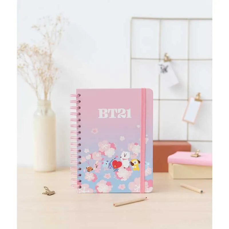 BT21 - A5 formato sąsiuvinis / užrašų knygelė
