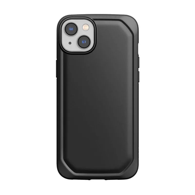 X-Doria Raptic Slim – Biologiškai skaidus dėklas, skirtas iPhone 14 Plus (juodas)