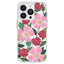 Rifle Paper Clear - Auksu dekoruotas dėklas iPhone 14 Pro Max (Rose Garden)