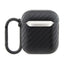BMW Carbon Double Metal Logo – dėklas AirPods 1/2 gen (juodas)
