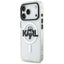 Karl Lagerfeld IML Karl Sketch Logo MagSafe – Dėklas iPhone 17 Pro (skaidrus)