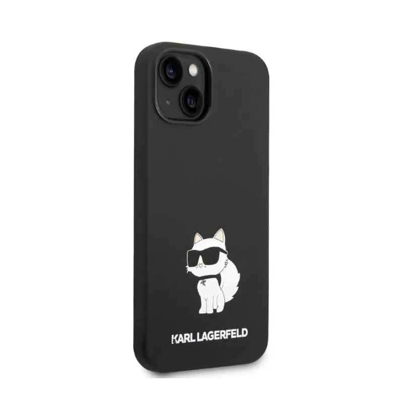 Karl Lagerfeld Silicone NFT Choupette – dėklas, skirtas iPhone 14 Plus (juodas)