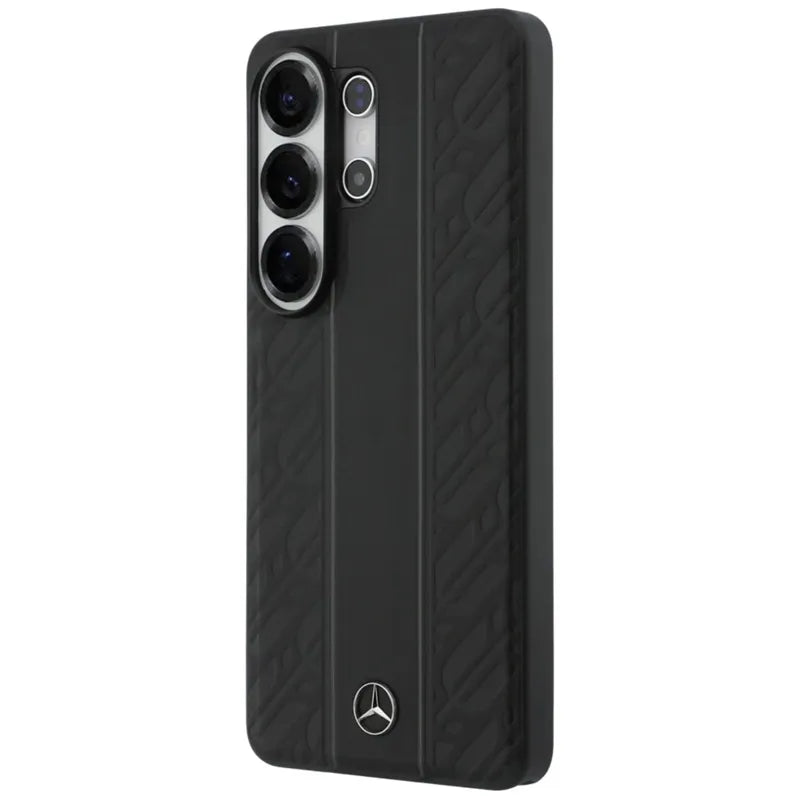 Mercedes Laurel Leaves Vertical Stripes MagSafe dėklas Samsung Galaxy S26 Ultra (juodas)