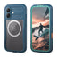 Crong Seal Cover – vandeniui atsparus IP68 dėklas, skirtas iPhone 17 (jūrinės mėlynos spalvos)
