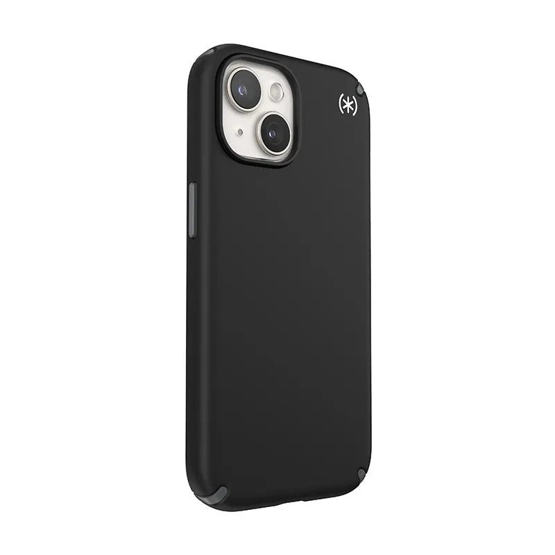 Speck Presidio2 Pro MagSafe dėklas - iPhone 17e / 16e / 15 / 14 / 13 (juodas / pilkas / baltas)