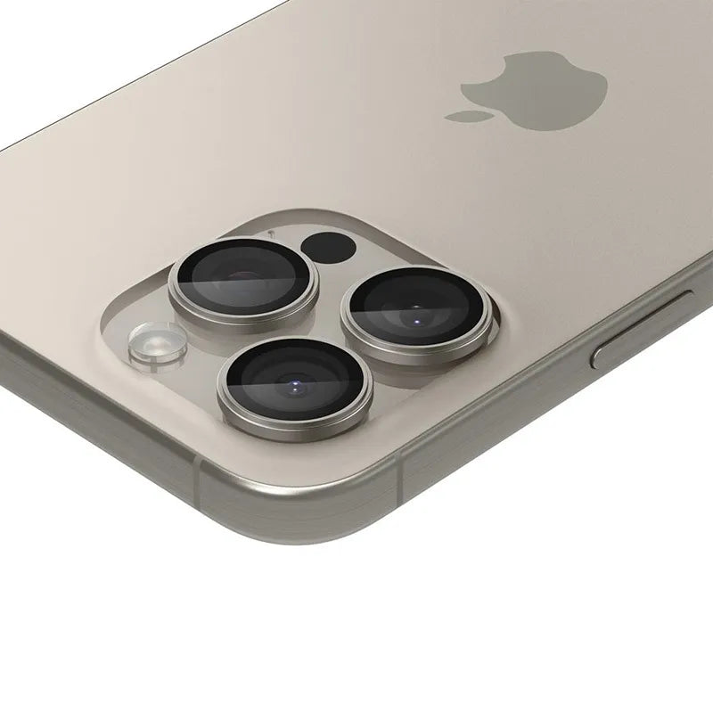 Spigen Optik Pro GLAS.TR EZ Fit kameros apsauga 2 vnt. pakuotė - objektyvo apsauginis stiklas, skirtas iPhone 17 Pro / 17 Pro Max / iPhone 15 Pro / 15 Pro Max / iPhone 14 Pro / 14