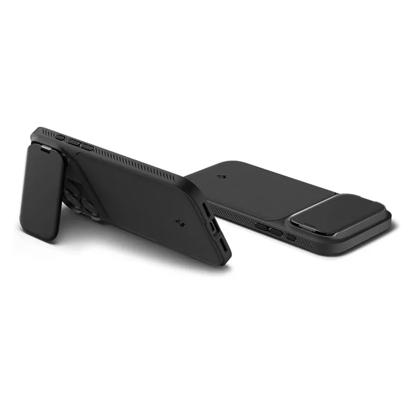 Spigen Optik Armor Mag MagSafe – dėklas iPhone 17 Pro Max (juodas)
