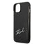 Karl Lagerfeld Signature Logo Cardslot – dėklas iPhone 14 Plus telefonui (juodas)
