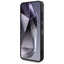 Guess 4G Glitter Triangle Buttons MagSafe – dėklas Samsung Galaxy S25+ (juodas)
