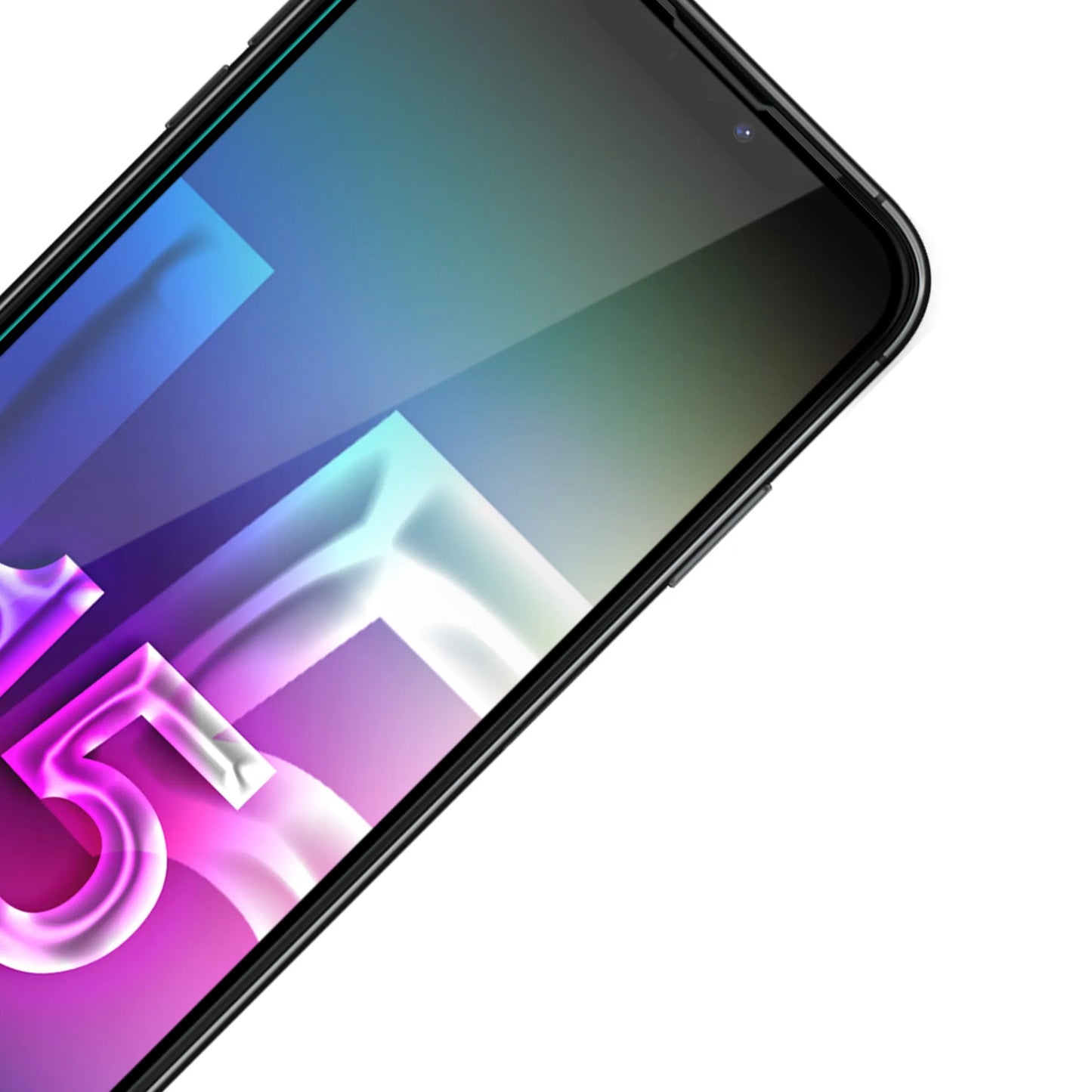 3mk HardGlass Max Lite – grūdintas stiklas iPhone 15 telefonui (juodas)