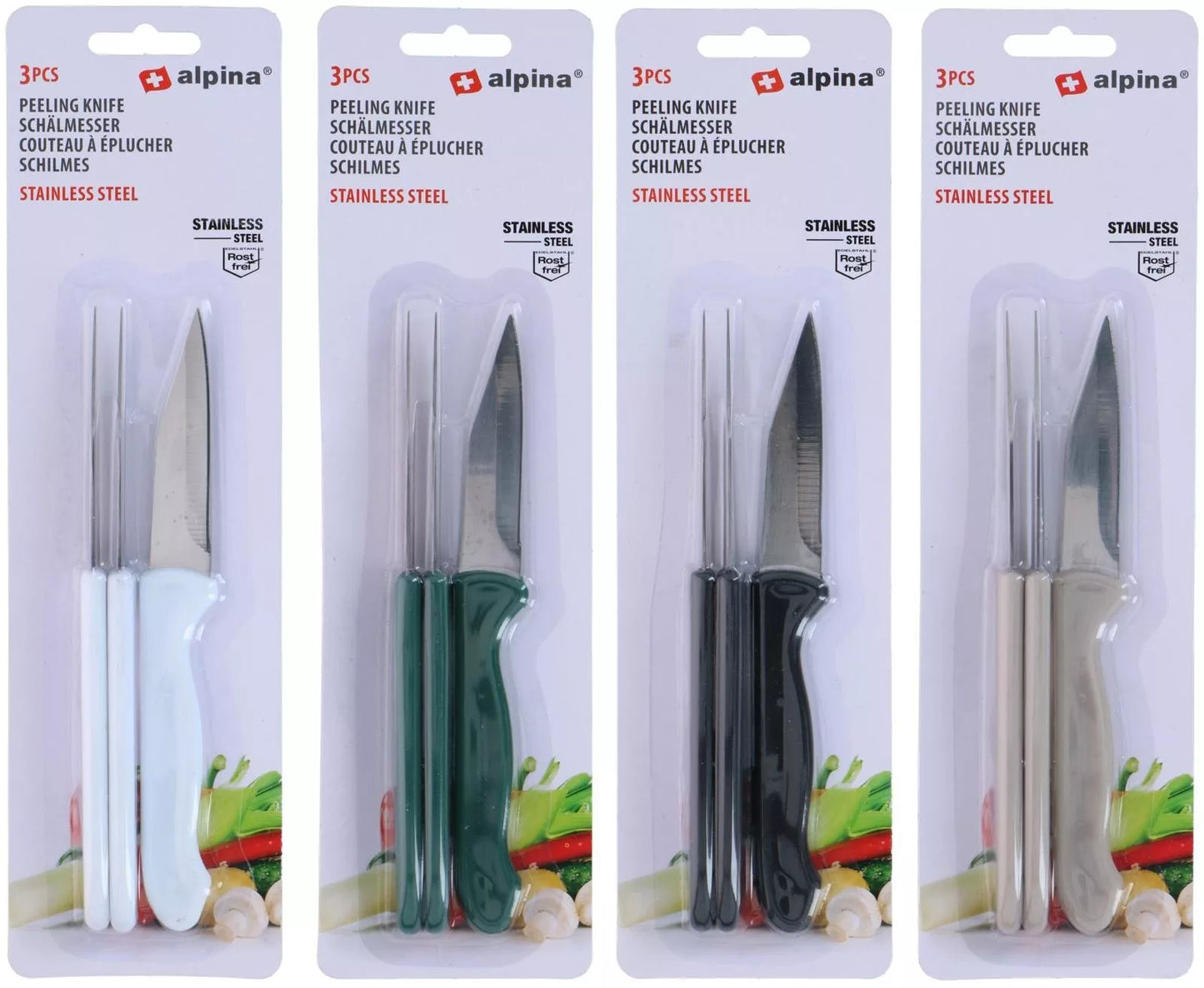 ALPINA skutimo peilių rinkinys, 3 vnt., 18 cm 871125255268