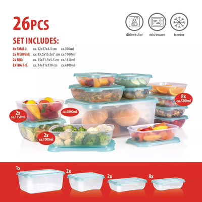 Alpina maisto laikymo dėžučių rinkinys, 13 vnt. 871125249529