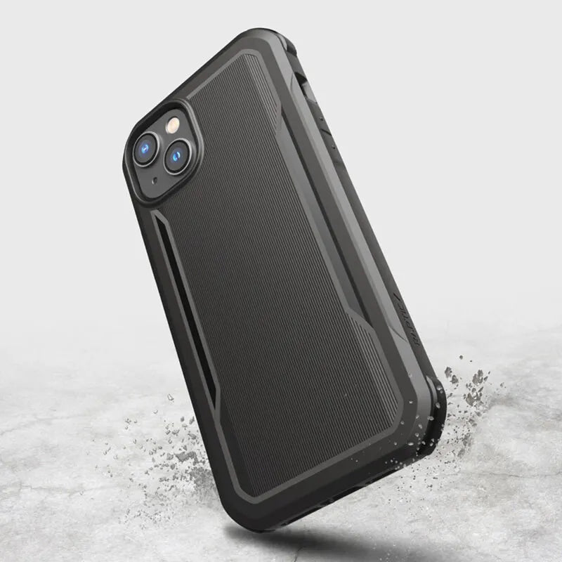 X-Doria Raptic Fort, skirtas MagSafe – dėklas iPhone 14 Plus (atsparumas kritimui 6m) (juodas)