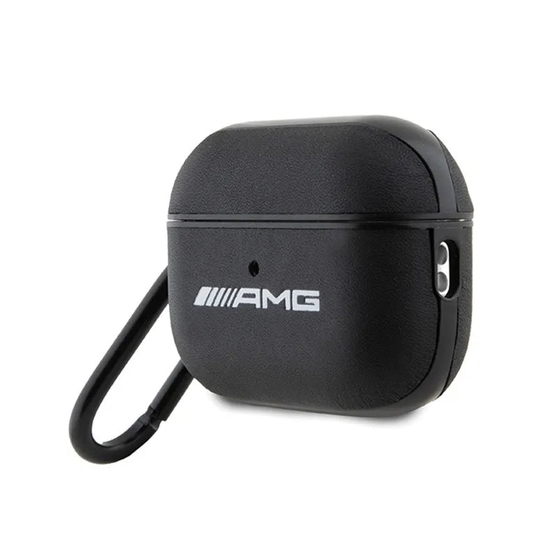 AMG Leather Big Logo – dėklas AirPods Pro 2 (juodas)