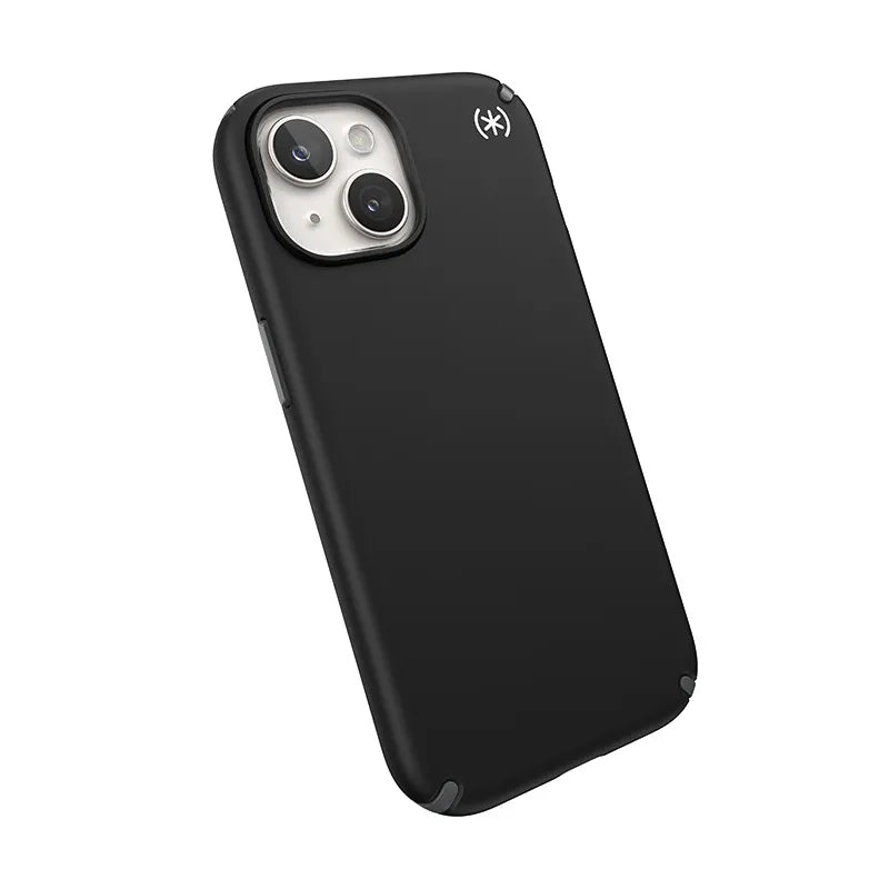 Speck Presidio2 Pro MagSafe dėklas - iPhone 17e / 16e / 15 / 14 / 13 (juodas / pilkas / baltas)