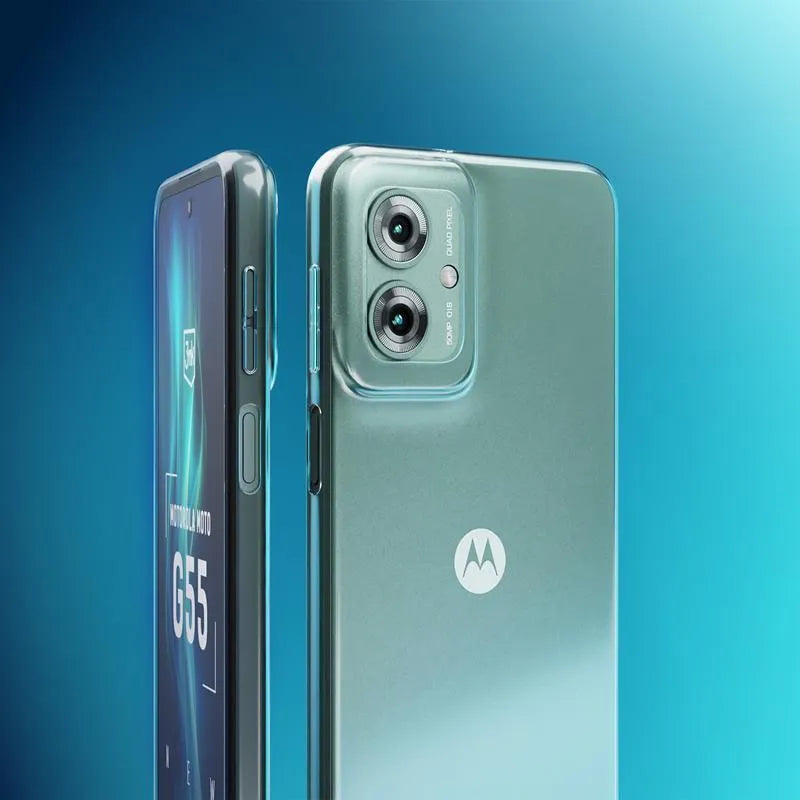 3mk Clear Case – dėklas Motorola Moto G55 5G telefonui (skaidrus)