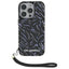 Karl Lagerfeld Zebra With Cord – dėklas iPhone 16 Pro (violetinis)