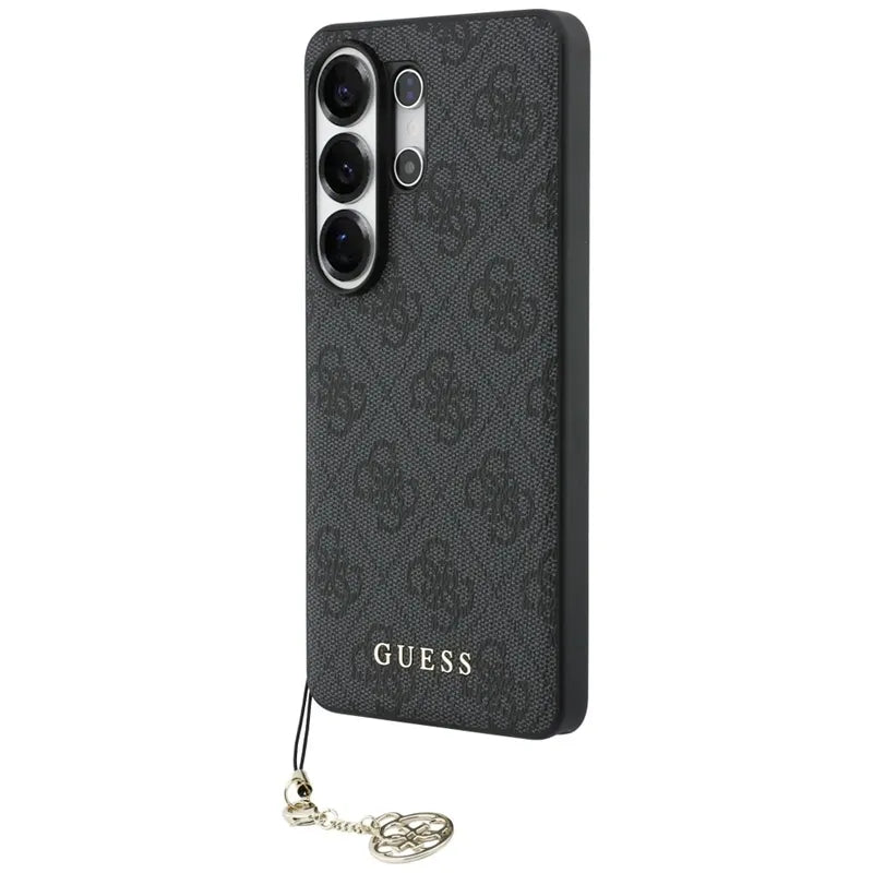 „Guess 4G Classic Logo Charm MagSafe“ – dėklas Samsung Galaxy S26 Ultra (juodas)