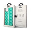 Karl Lagerfeld Monogram Stripe – Dėklas, skirtas iPhone 14 Plus (žalias)