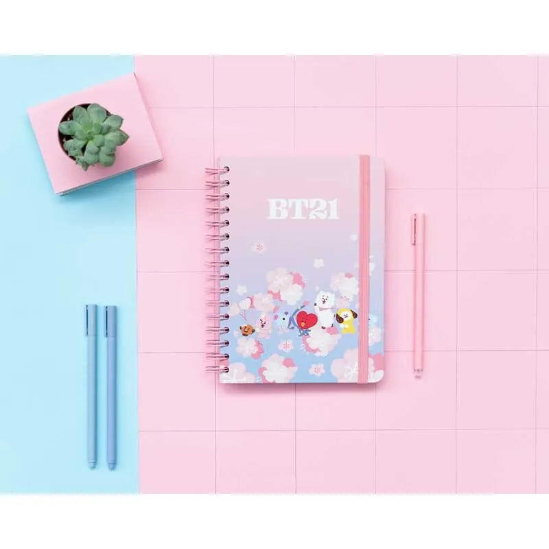 BT21 - A5 formato sąsiuvinis / užrašų knygelė