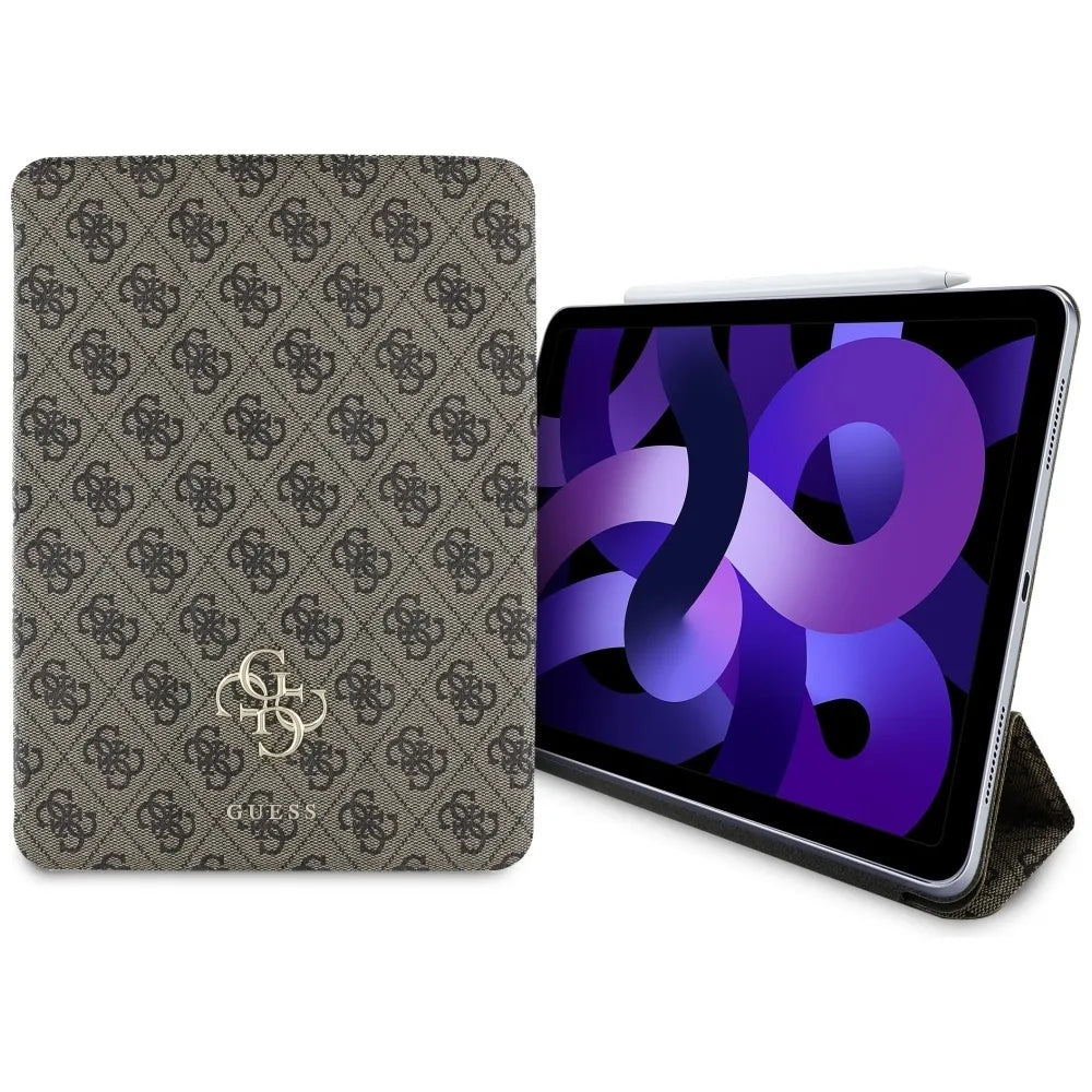 Guess Magnetic 4G Big Logo - Dėklas iPad Air 11” (2025) / iPad Air 11” (2024) (ruda)