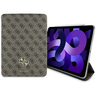 Guess Magnetic 4G Big Logo - Dėklas iPad Air 11” (2025) / iPad Air 11” (2024) (ruda)