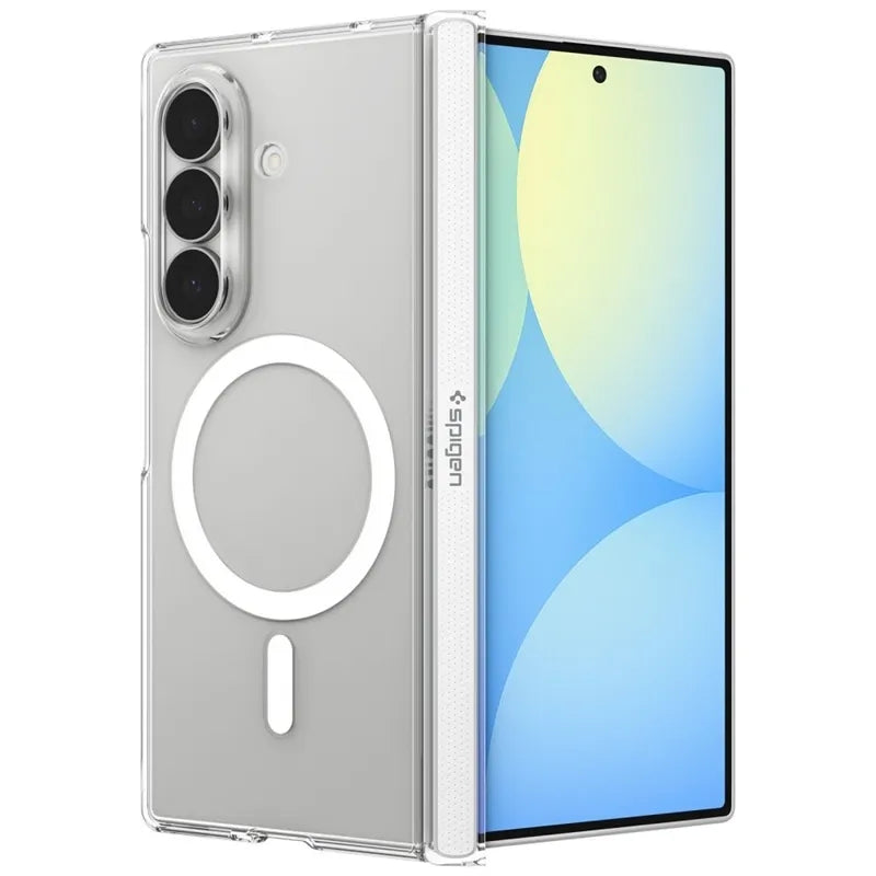 Spigen AirSkin Zero MagSafe – dėklas Samsung Galaxy Z Fold 8 Ultra (skaidrus/baltas)