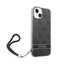 „Guess 4G Print Cord“ – dėklas „iPhone 14 Plus“ telefonui (juodas)