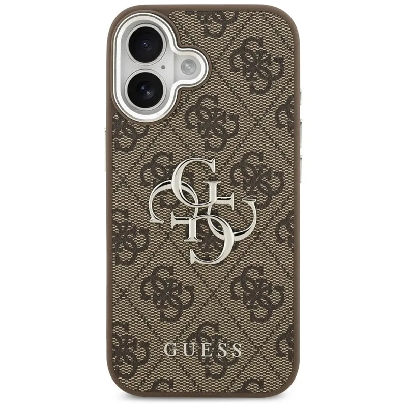 Guess 4G Big 4G Classic Logo - Dėklas iPhone 17 (Ruda / Sidabrinė)