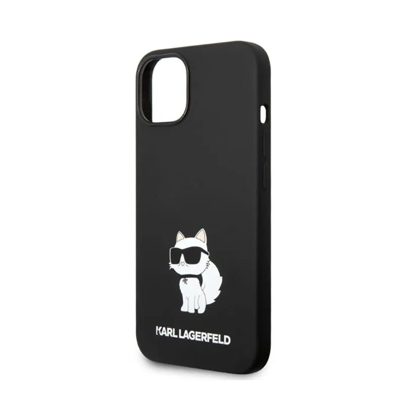 Karl Lagerfeld Silicone NFT Choupette – dėklas, skirtas iPhone 14 Plus (juodas)
