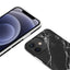Crong Marble Case – iPhone 12 Mini dėklas (juodas)