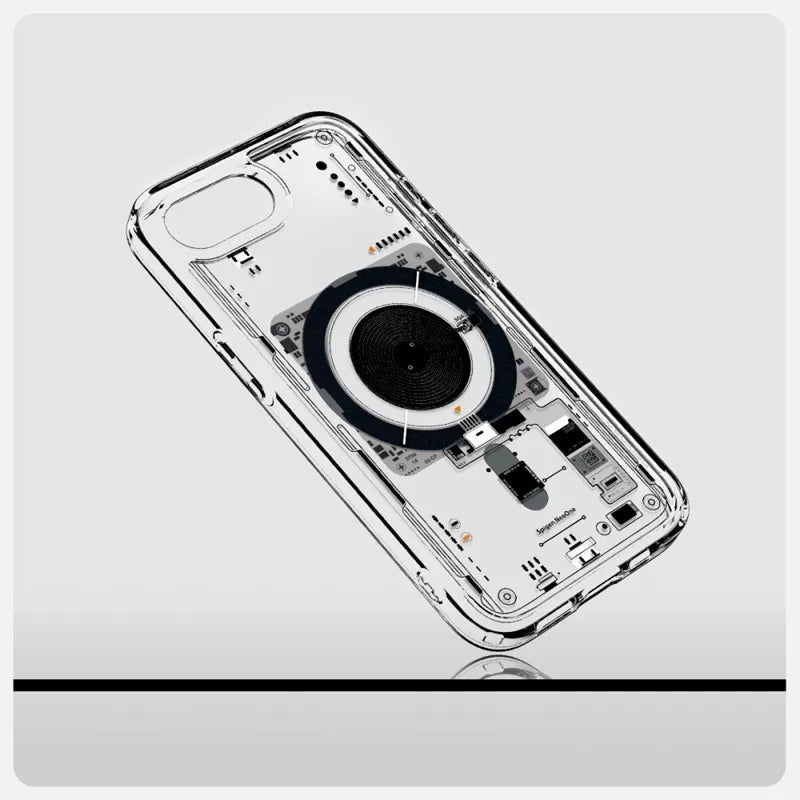 Spigen Ultra Hybrid Mag MagSafe - dėklas, skirtas iPhone 17e / 16e (Zero One)