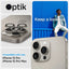 Spigen Optik Pro GLAS.TR EZ Fit kameros apsauga 2 vnt. pakuotė - objektyvo apsauginis stiklas, skirtas iPhone 17 Pro / 17 Pro Max / iPhone 15 Pro / 15 Pro Max / iPhone 14 Pro / 14