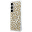 Guess IML Leopard Print Triangle MagSafe – Samsung Galaxy S26 dėklas (rudas)