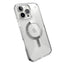Speck Presidio Perfect-Clear Grip MagSafe – dėklas iPhone 16 Pro Max (skaidrus / chromuota apdaila / Serene Silver)