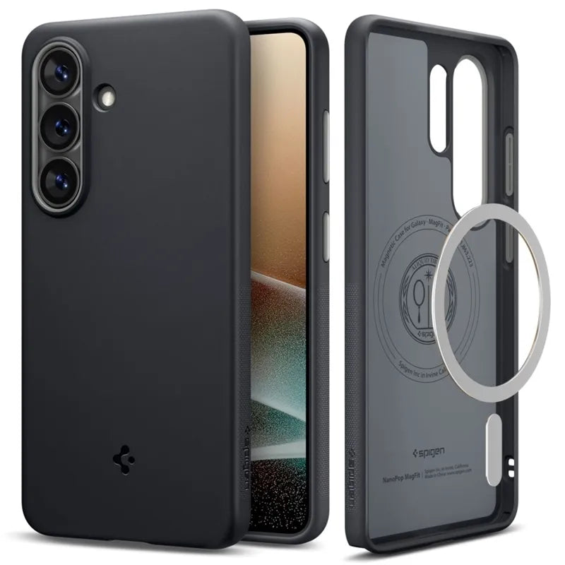 Spigen Nano Pop Mag MagSafe – dėklas Samsung Galaxy S26 Ultra (Black Sesame)