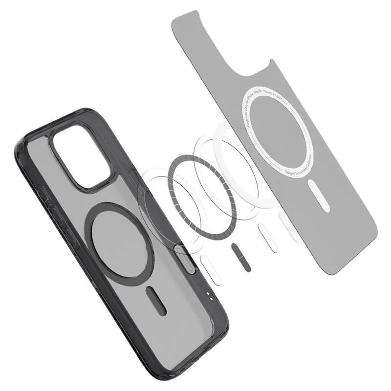 Spigen Ultra Hybrid T Mag MagSafe – Dėklas iPhone 16 Pro (Frost Black)