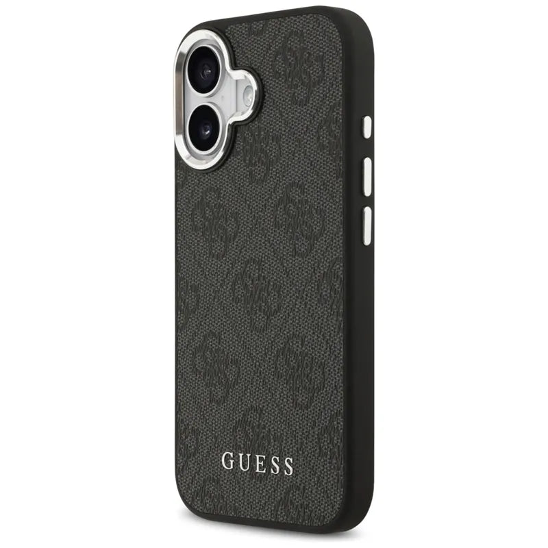 Guess 4G Classic Logo MagSafe – dėklas iPhone 17 (juodas)
