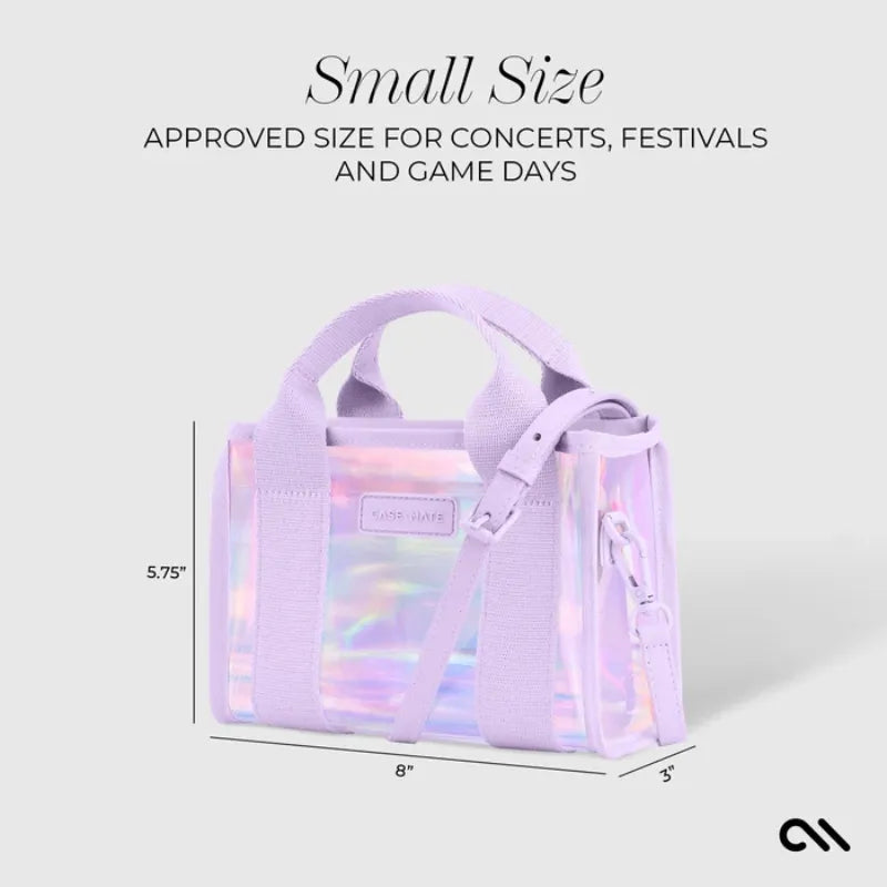 Case-Mate Micro Tote Bag – vandeniui atsparus krepšys per petį (Soap Bubble)