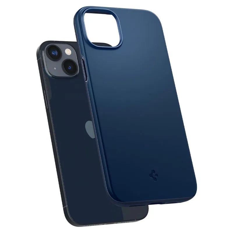 Spigen Thin Fit – dėklas, skirtas iPhone 15 Plus / iPhone 14 Plus (tamsiai mėlynas)