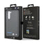 BMW Leather Carbon Blue Line – dėklas Samsung Galaxy S23+ (juodas)