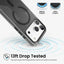 Speck Presidio Lux Grip MagSafe – dėklas, skirtas iPhone 18 Pro / 17 Pro (Obsidian)