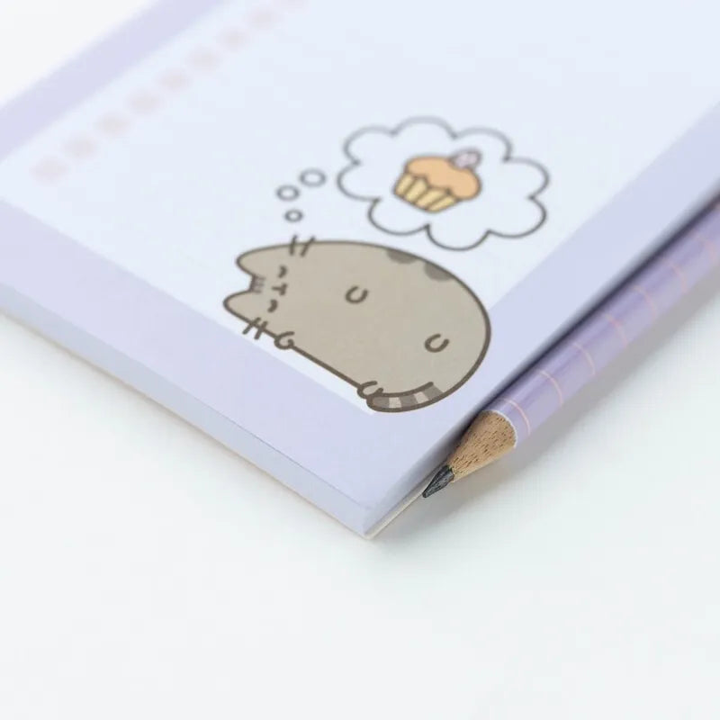 Pusheen - Užrašų knygelė su magnetu šaldytuvui + pieštukas iš Moments kolekcijos