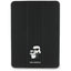 Karl Lagerfeld Book Cover Saffiano Magnetic Karl & Choupette dėklas iPad Pro 11“ M4 (2024) (juodas)