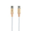 Guess Ebossed Logo - USB-C to USB-C greito įkrovimo laidas 1,5m (auksinis)