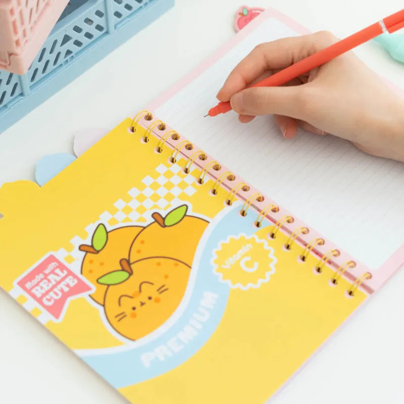 Pusheen – A5 užrašų knygelė / Užrašų knygelė iš Fruits kolekcijos