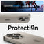 Spigen Optik Pro GLAS.TR EZ Fit kameros apsauga 2 vnt. pakuotė - objektyvo apsauginis stiklas, skirtas iPhone 17 Pro / 17 Pro Max / iPhone 15 Pro / 15 Pro Max / iPhone 14 Pro / 14